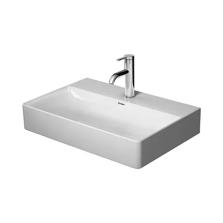 Duravit DuraSquare Раковина накладная, с 3 отв, цвет: белый