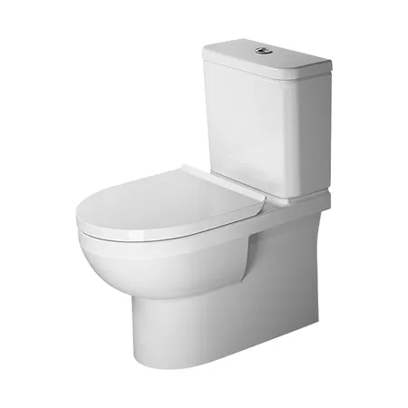 Duravit DuraStyle basic Унитаз-моноблок, безободковый, слив универсальный, подключение справа/слева, цвет: белый