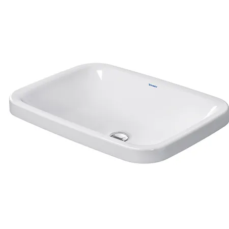 Duravit DuraStyle Раковина встраиваемая, без отв, без перелива, покрытие WonderGliss, цвет: белый