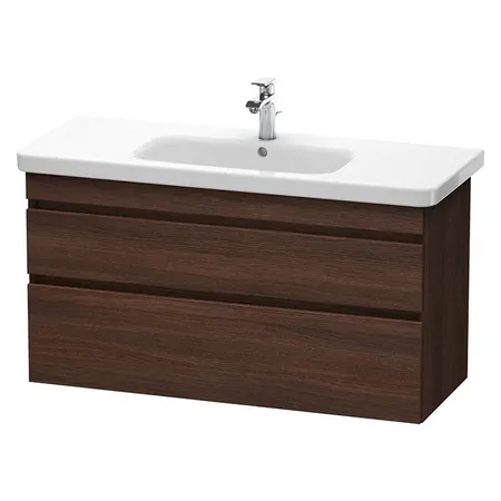 Duravit DuraStyle Тумба с раковиной, подвесная, 2 ящика, цвет: каштан темный