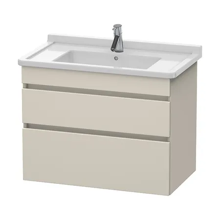 Duravit DuraStyle Тумба с раковиной, 2 выдв. ящика, подвесная, цвет: Серо-коричневый матовый
