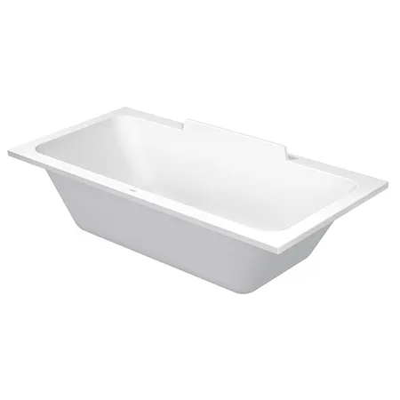 Duravit Durastyle Ванна, акриловая, прямоугольная встраиваемая или с панелями, с двумя наклонами для спины, цвет: белый