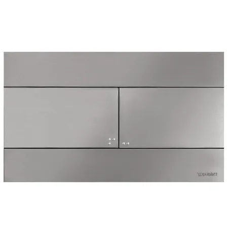 Duravit DuraSystem Beta 140 Клавиша смыва для унитаза, цвет: сталь брашированная