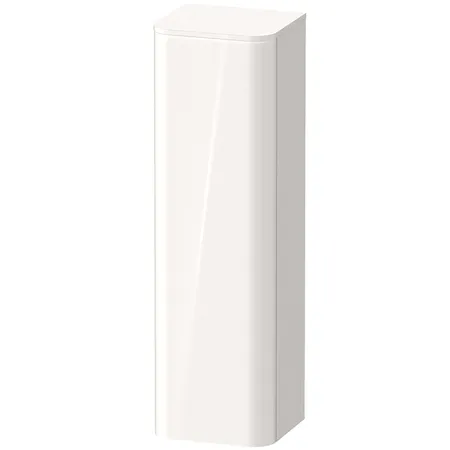 Duravit Happy D.2 Plus Пенал подвесной, 1 дверь, 3 стекл. полки, DX, цвет: белый глянцевый