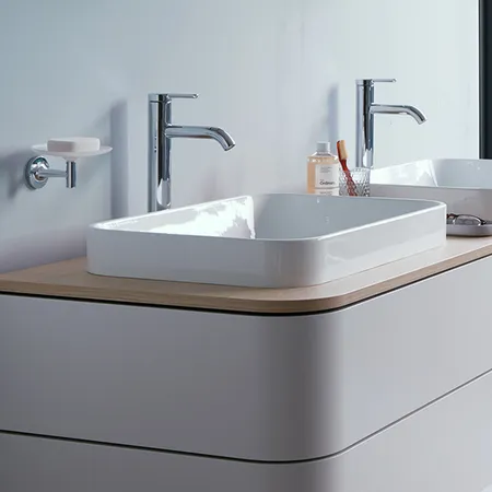 Duravit Happy D.2 Plus Раковина, без отв, цвет: белый