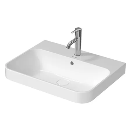 Duravit Happy D.2 Plus Раковина, 1 отв, с креплением, цвет: белый