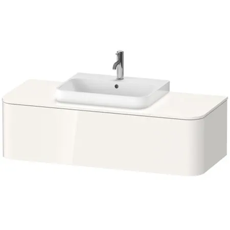 Duravit Happy D.2 Plus Тумба подвесная, с раковиной и 1 ящиком, цвет: белый глянцевый