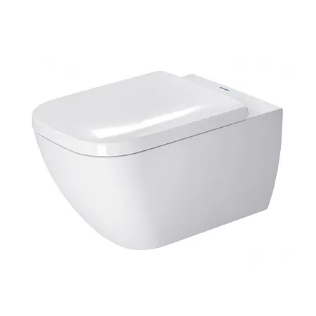 Duravit Happy D.2 Унитаз подвесной, с вертикальным смывом, вкл. крепление Durafix, с покрытием WonderGliss, цвет: белый