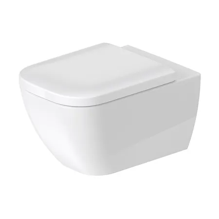 Duravit Happy D.2 Унитаз подвесной безободковый, с креплением, Hygiene-Glaze, цвет: белый