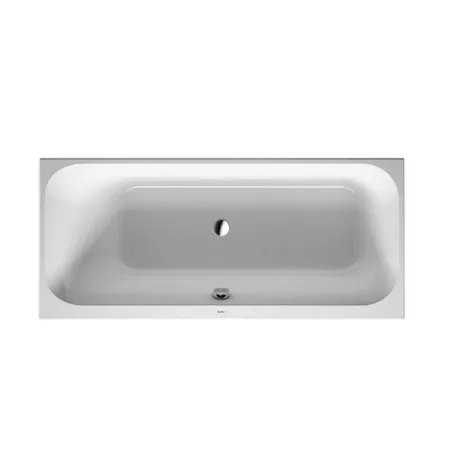Duravit Happy D.2 Ванна акриловая, прямоугольная.встраиваемая версия, с наклоном для спины слева, цвет: белый