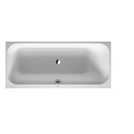 Duravit Happy D.2 Ванна акриловая, прямоугольная.встраиваемая версия, с наклоном для спины справа, цвет: белый
