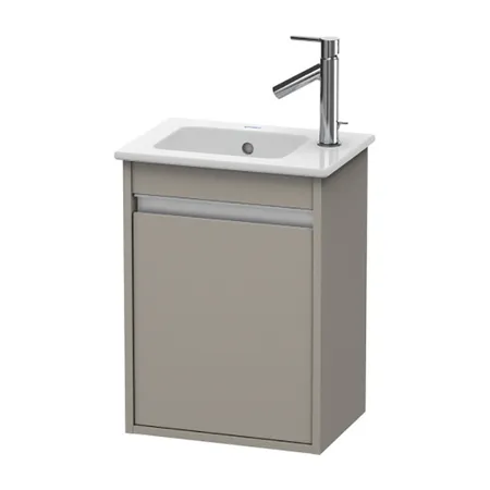 Duravit Ketho Тумба подвесная, с раковиной, с 1 дверка, цвет: Terra