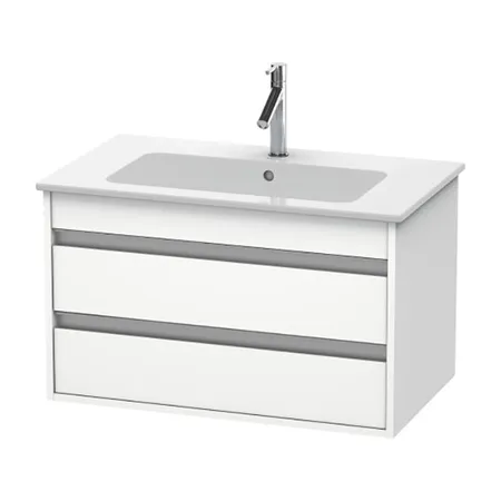Duravit Ketho Тумба подвесная, с раковиной, с 2 выдв.ящиками, цвет: белый матовый