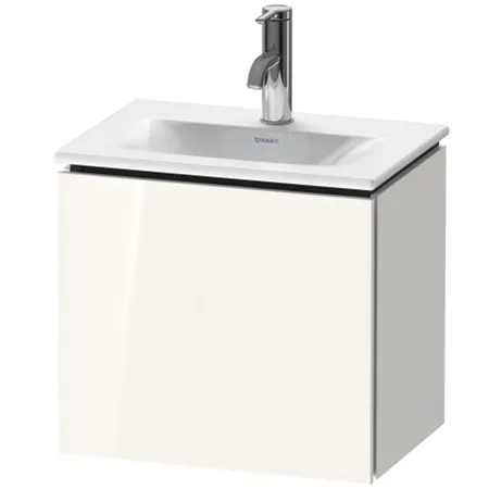 Duravit L-Cube База подвесная с раковиной, 1 дверца, петли слева, цвет: глянцевый белый
