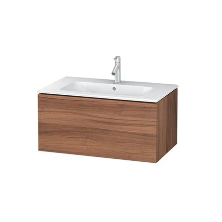 Duravit L-Cube Тумба с раковиной, подвесная, 1 выдв. ящик, цвет: орех натуральный