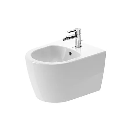 Duravit ME by Starck Биде подвесное, с 1 отв, вкл. крепление Durafix, с покрытием WonderGliss, цвет: белый