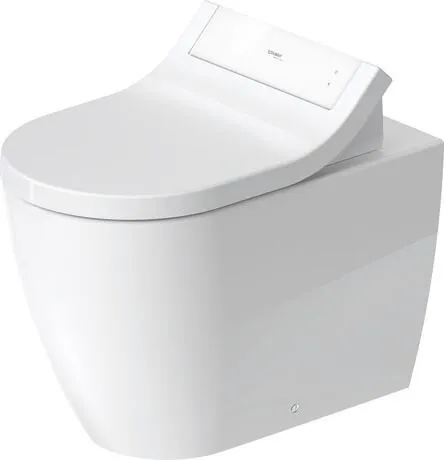 Duravit ME by Starck SensoWash Унитаз напольный, пристенный вариант, включая крепление, сток горизонтальный, с сиденьем