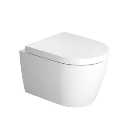 Duravit ME by Starck Унитаз, подвесной, безободковый, с сиденьем микролифт, цвет: белый глянцевый