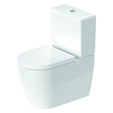 Duravit Me by Starck Унитаз моноблок, слив универсальный, с креплениями, с сиденьем цвет: белый