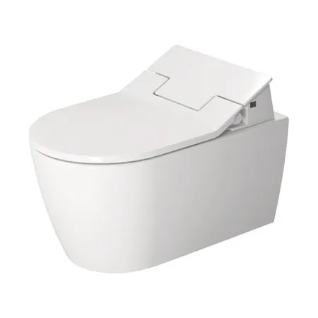DURAVIT Me by Starck Унитаз подвесной безободковый, для крышки-биде Sensowash, с креплением, цвет: белый