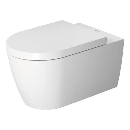 Duravit ME by Starck Унитаз подвесной Rimless без смывного края, свкл. крепление Durafix, 4,5л. с HygieneGlaze, цвет: белый