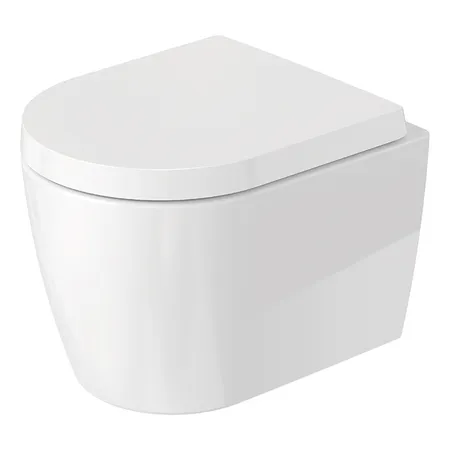 Duravit ME by Starck Унитаз подвесной укороченный Rimless, вкл. крепление Durafix, 4,5л, белый
