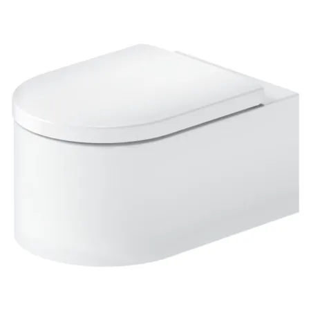 Duravit Millio Унитаз подвесной, декор "Smooth", крепление в компл, цвет: белый шелковисто-матовый
