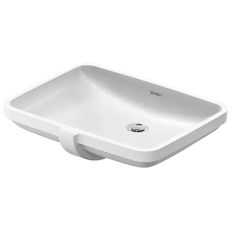 Duravit No 1 Раковина, встраиваемая снизу, без отв, с переливом, цвет: белый глянцевый