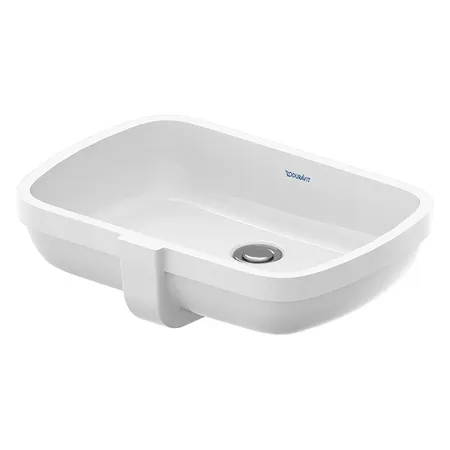 Duravit Qatego Раковина, встраиваемая снизу, без отв, цвет: белый