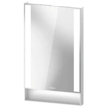 Duravit Qatego Зеркало, с подсветкой, цвет: белый матовый