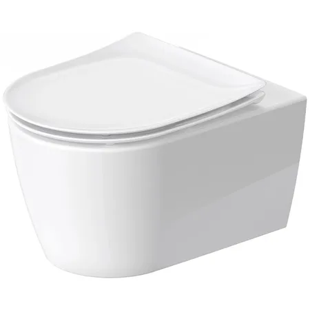 Duravit Soleil by Starck Унитаз подвесной, безободковый, смыв HygieneFlush (Tornado), с сиденьем 002649, цвет: белый (СПЕЦЦЕНА)