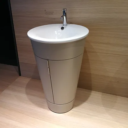 Duravit Starck 1 Тумба напольная, с раковиной, цвет: taupe satin matt