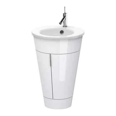 Duravit Starck 1 Тумба напольная, с раковиной, цвет: белый глянц
