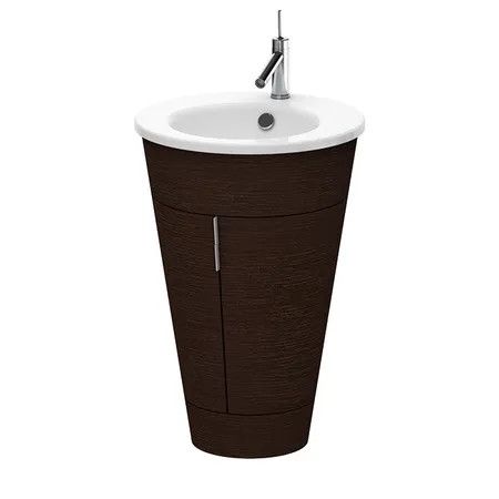 Duravit Starck 1 Тумба напольная, с раковиной, цвет: макассар