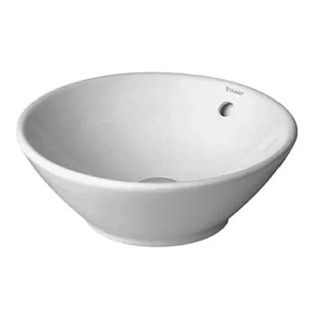 Duravit Starck 3 Раковина круглая с переливом, без отв под смеситель, вкл. крепление, цвет: белый