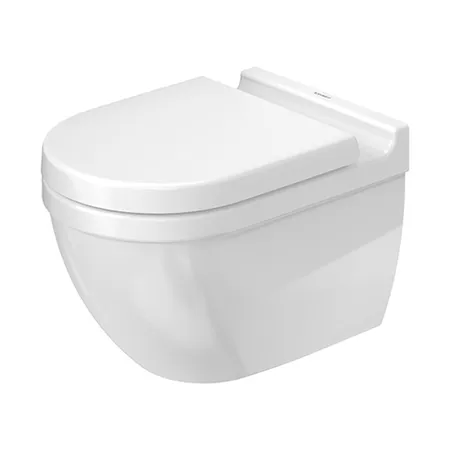 Duravit Starck 3 Унитаз, подвесной, покрытие WondweGliss, с креплением Durafix, цвет: белый
