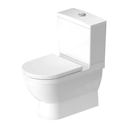 Duravit Starck 3 Унитаз моноблок приставной, в комплекте с креплением, универсальный выпуск, цвет: белый