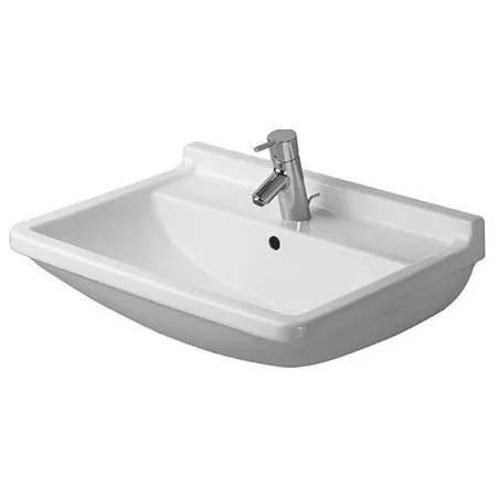 Duravit Starck III Раковина подвесная с переливом, с 1 отв под смеситель, цвет: белый