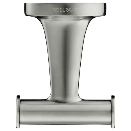 Duravit Starck T Двойной крючок, подвесной, цвет: Stainless steel Brushed