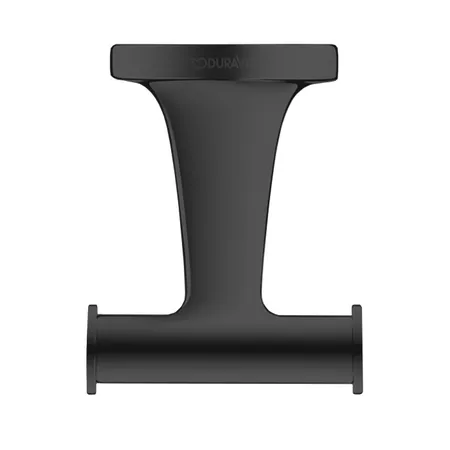 Duravit Starck T Двойной крючок, подвесной, цвет: черный матовый