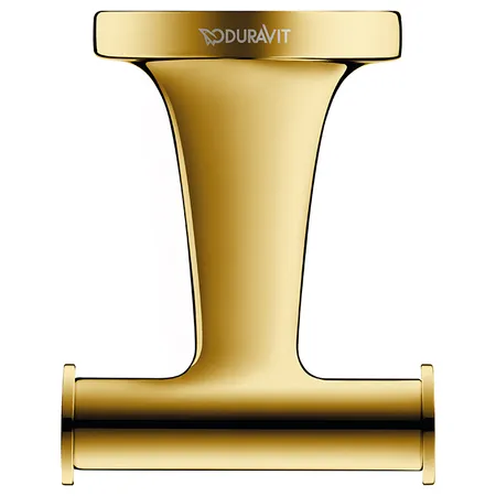 Duravit Starck T Двойной крючок, подвесной, цвет: Gold Polished