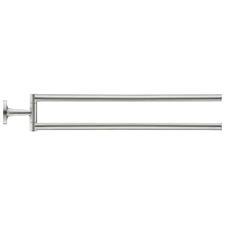 Duravit Starck T Полотенцедержатель двойной, подвесной, цвет: Stainless steel Brushed