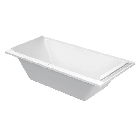 Duravit STARCK Ванна акриловая прямоугольный вариант, встраиваемая или с панелями, с 2 наклонами для спины, цвет: белый