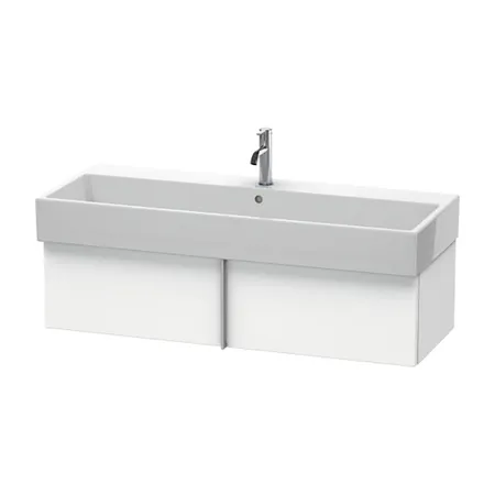 Duravit VA Тумба подвесная, с раковиной и 1 выдв. ящиком, цвет: белый матовый