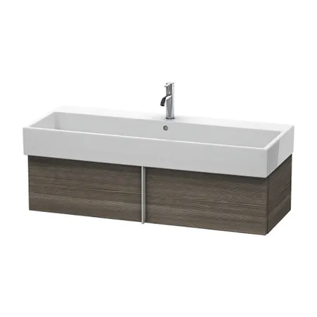 Duravit VA Тумба подвесная, с раковиной и 1 выдв. ящиком, цвет: сосона коричневая