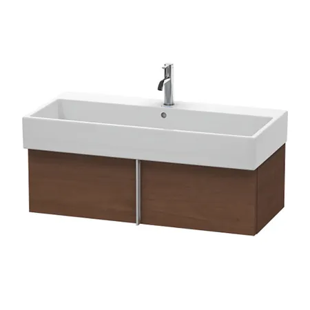 Duravit VA Тумба подвесная, с раковиной, 1 выдв.ящик, цвет: американский орех