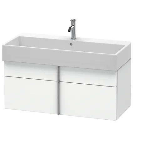 Duravit VA Тумба подвесная, с раковиной, 1 выдв.ящик, цвет: белый