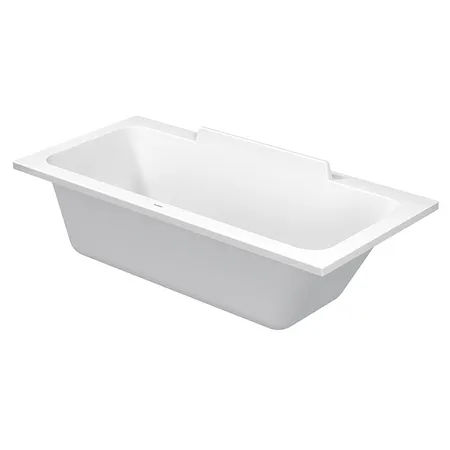 Duravit Ванна акриловая DuraStyle, прямоугольная.встраиваемая или версия с панелями, наклон спины справа. цвет: белый