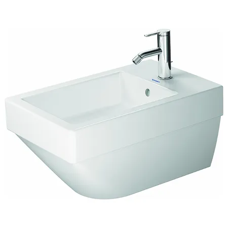 Duravit Vero Air Биде подвесное с 1 отв под смеситель, цвет: белый