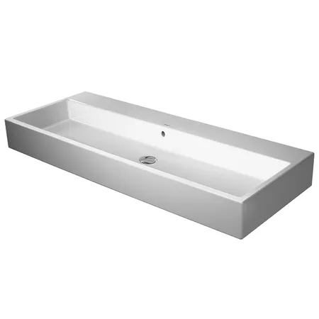 Duravit Vero Air Раковина накладная, без отв, с переливом, цвет: белый